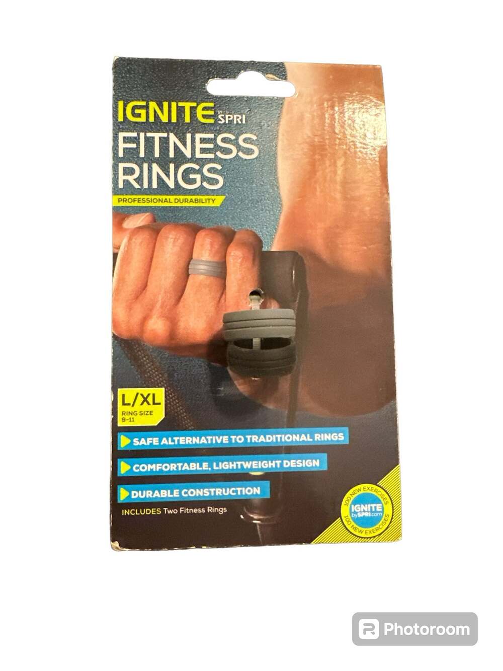 New Ignite Spri Fitness Rings 100% Silicone Ring Size 9-11 Large/XL